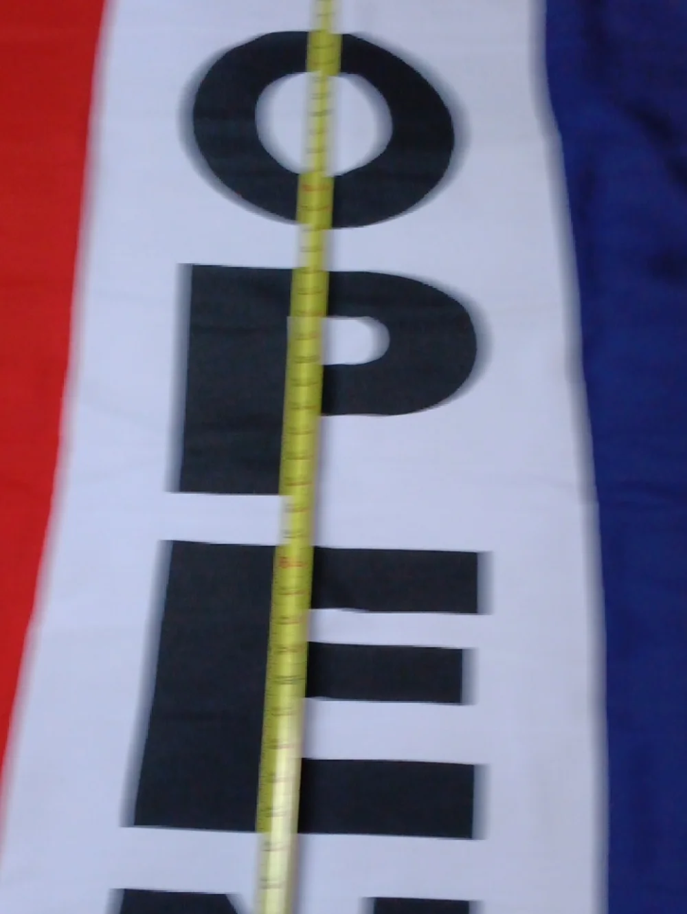Flags!! OPEN/CLOSED Store  in Red, White & Blue 58x36 Approx